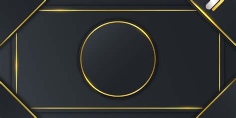 Premium Vector Luxury Black And Gold Abstract Background Black And Gold Luxury Abstract