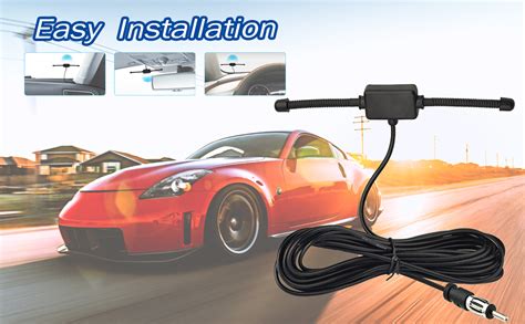 Superabt Universal Car Stereo AM FM Dipole Radio Antenna Hidden