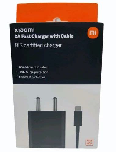 Current: 2A Xiaomi Fast Charger at Rs 400 in Chennai | ID: 2852590722188