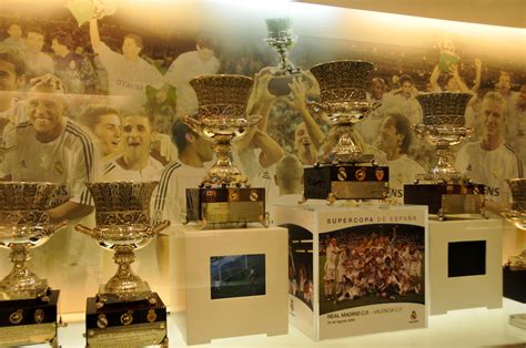 Supercopa De Espa A Trophies At Real Madrid Cf Museum At S Flickr