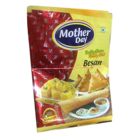 Glossy Printed Besan Packaging Pouch Heat Sealed At Rs 1 75 Piece In