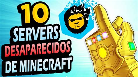 💀 10 Servidores Exitosos Que Desaparecieron De Minecraft Youtube