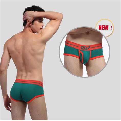 Wj Brand Sexy Men Underwear Boxer Shorts Trunks Cotton Modal Mens