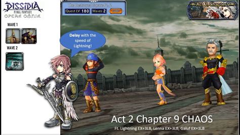 DFFOO GL Act 2 Chapter 9 The Destroyed Square Pt 2 CHAOS Lightning