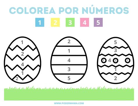 Actividades de Pascua para niños Imprimible gratis Poder Mamá