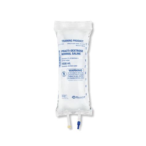 Practi Dextrose Normal Saline 1000mL I V Solution Bag 1 1024793