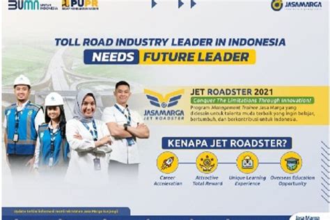 Lowongan Bumn Jasa Marga Buka Management Trainee Simak Syarat