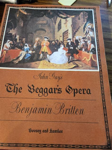Amazon The Beggar S Opera A Ballad Opera By John Gay In A New Musical Version