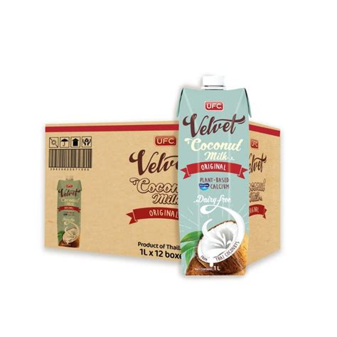 Ufc Velvet Coconut Milk Unsweetened Liter Shopee Singapore