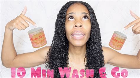 Defined Wet Look Wash And Go On Natural 3c 4a Hair ️ Kinky Curly