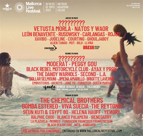 Mallorca Live Festival 2023 anuncia su cartel por días y suma nuevos