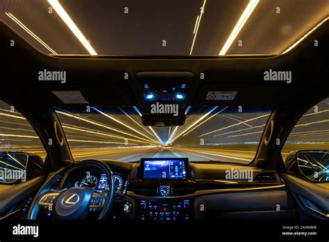 Lexus Lx 570 Interior View Stock Photo Alamy