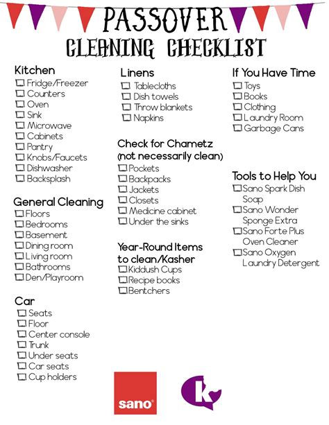 The Passover Cleaning Checklist You Need This Year Kosher Com Artofit