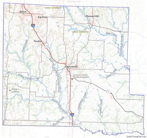 Map Of Cass County Missouri