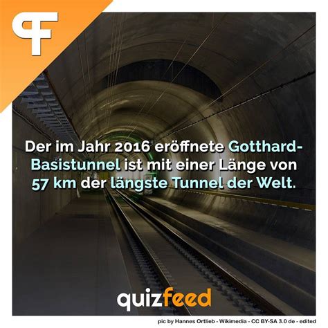 Der im Jahr 2016 eröffnete Gotthard Basistunnel ist mit einer Länge von