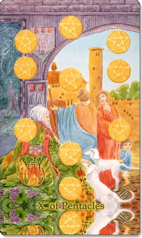 Ten Of Pentacles Meaning A Minor Arcana Tarot Card