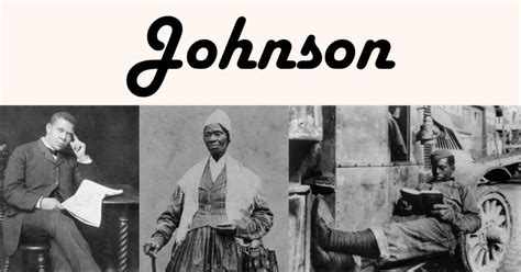Johnson As An African American Last Name Explore Black Heritage