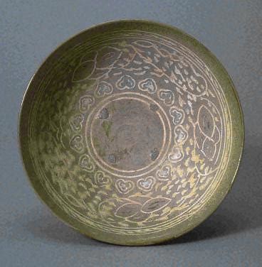 Buncheong Bowl With Incised And Stamped Patterns Inlaid With White Slip