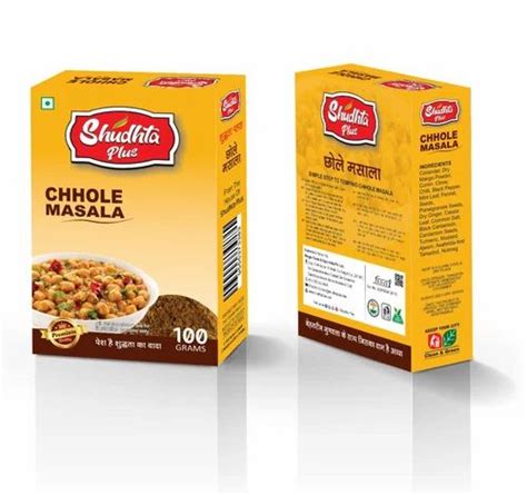 Chole Masala Packaging Size G At Rs Gram In Ghaziabad Id