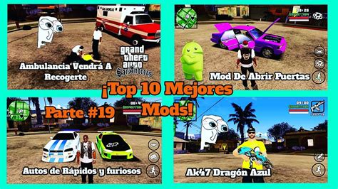 Top 10 Mejores Mods Para El Gta San Andreas Android Parte 19 Youtube