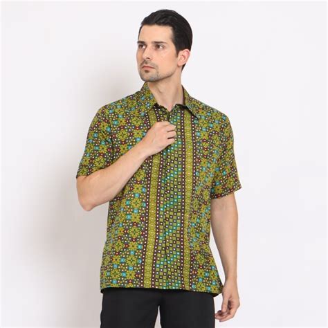 Jual Adikusuma By Arjuna Weda Hem Batik Jarak Kepray Hijau Hijau L