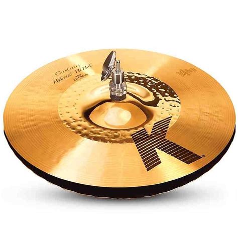 Zildjian K Custom Hybrid Hi Hat Cymbals Pair Reverb