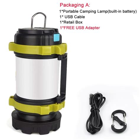 Power Bank Kamp Lamp Led Camping Licht Usb O Grandado