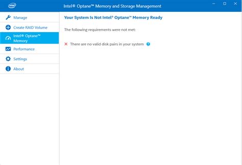 Solved: "Your system is not intel optane memory ready: No compatible ...