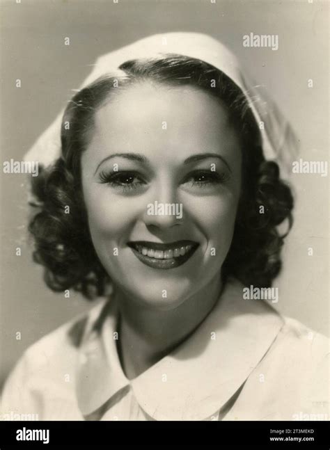 American Actress Sally Eilers In The Movie Nurse From Brooklyn Usa