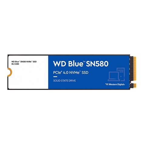 1 TB SSD เอสเอสด WD BLUE SN580 PCIe 4x4 NVMe M 2 2280 WDS100T3B0E