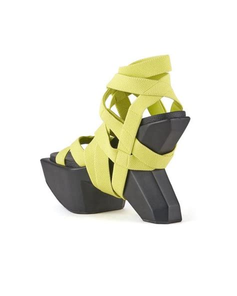 United Nude Boulder Bondage In Yellow Lyst