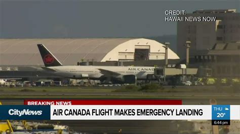 Air Canada Flight Makes Emergency Landing