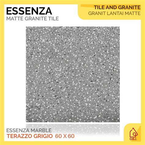 Jual Granit Essenza X Terazzo Grigio Matte Granite Tile Kasar