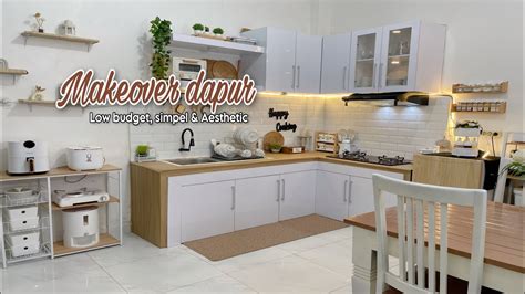 Make Over Dapur Low Budget Tips Memasang Wallpaper Meja Dapur