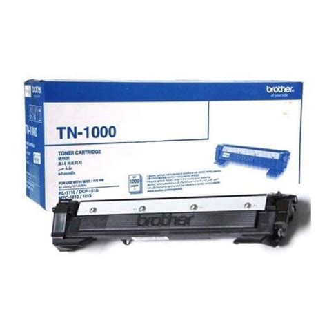 Brother Tn 1000 Toner Cartridge For Use With Hl 1110dcp 1510 Mfc 18101815 Star Computer