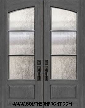 Arch And Square Top Arch Lite Simulated Divided Lite Double Doors