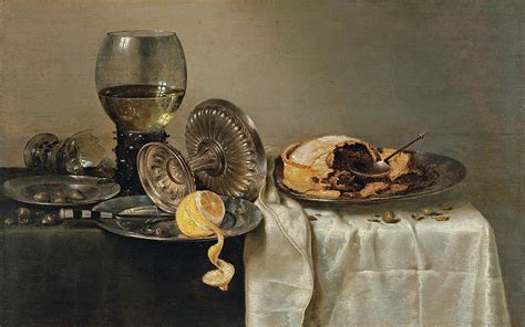 Willem Claesz Heda Haarlem Still Life With Fruit Pie