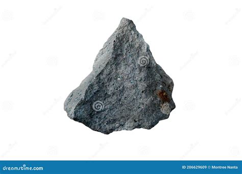 Volcanic Tuff is an Igenous Rock, Isolated on White Background. Stock ...