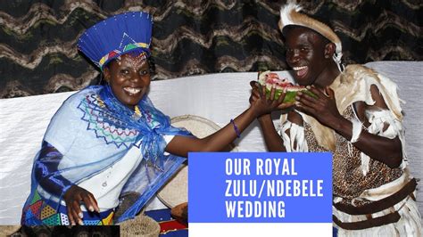 Royal Zulu Ndebele Traditional Wedding Ceremony Village Setting In