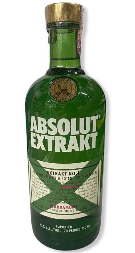 Vodka Absolut Extrakt Cardamom Ml Mercado Livre