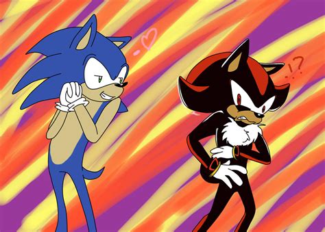 Sonic Loves Shadow By Marmerso On Deviantart