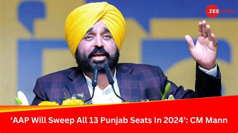 Aap Will Sweep All Seats In Punjab In Says Cm Bhagwant Mann