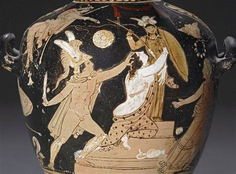 Ajax Seizes Cassandra At The Temple Of Athena