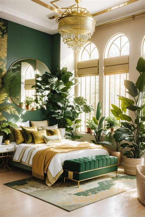 Indulge In The Resplendent Beauty Of This Gorgeous Green And Gold Lush