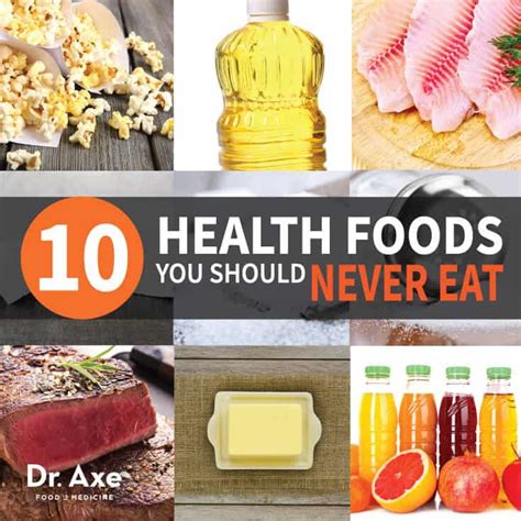 Health Foods You Should Never Eat