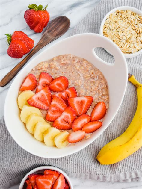 Vegan Strawberry Banana Overnight Oats Sweet Vegan Sara