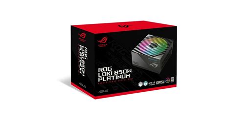 ASUS ROG Loki 850W Platinum Voeding Zwart 4x PCIe Kabelmanagement