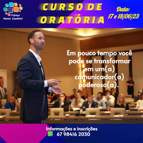 Curso de Oratória Gestos e Postura em Campo Grande Sympla