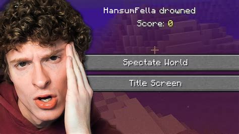 The Start And End Of A Hardcore Minecraft World VOD YouTube