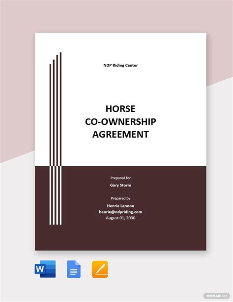 Free Land Co Ownership Agreement Template Printable Templates